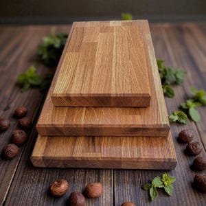 Oak Chopping Board Thick Butchers Block 40mm 60mm thick image 5