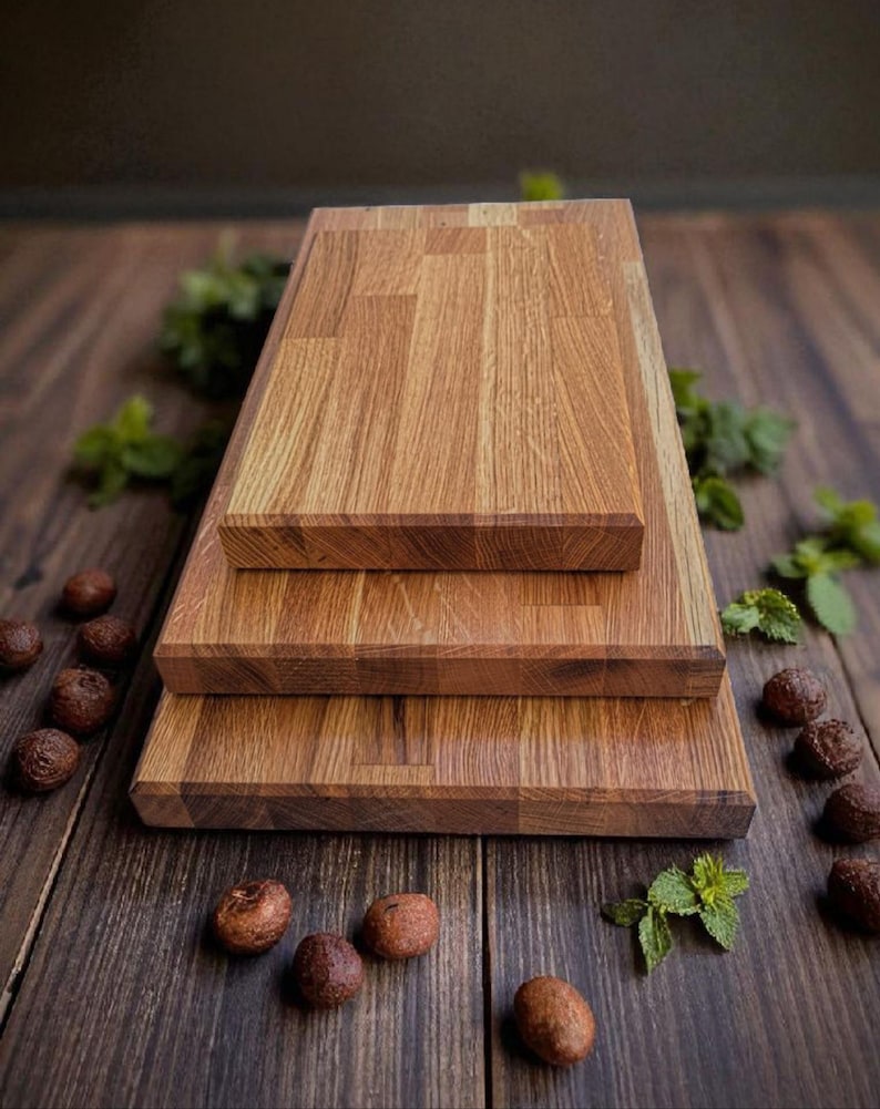 Oak Chopping Board Thick Butchers Block 40mm 60mm thick image 5