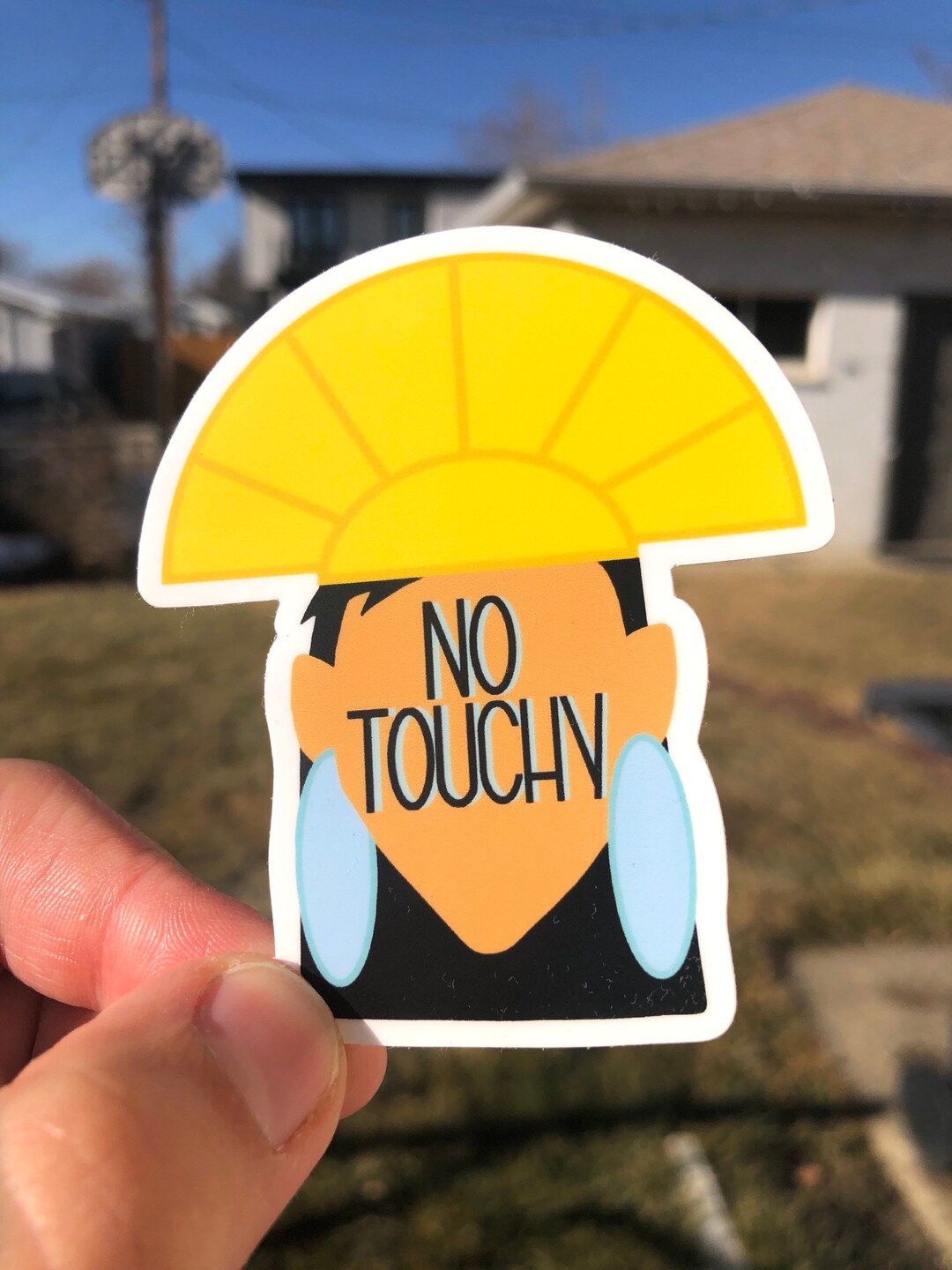 Disney Emperors New Groove Kuzco Llama No Touchy Sticker | Gift for ...