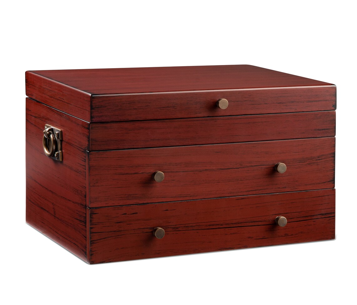 Royalty Art Fine Silverware Storage Box With Pull Out Drawer Etsy