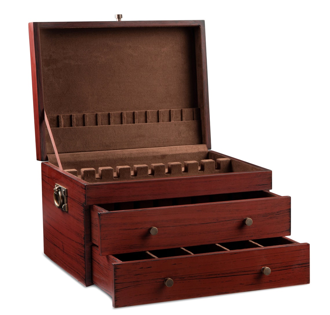 Royalty Art Fine Silverware Storage Box With Pull Out Drawer Etsy