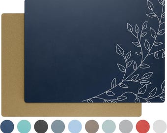 Cracked Wood Placemats: Handcrafted Reclaimed Rustic Decor