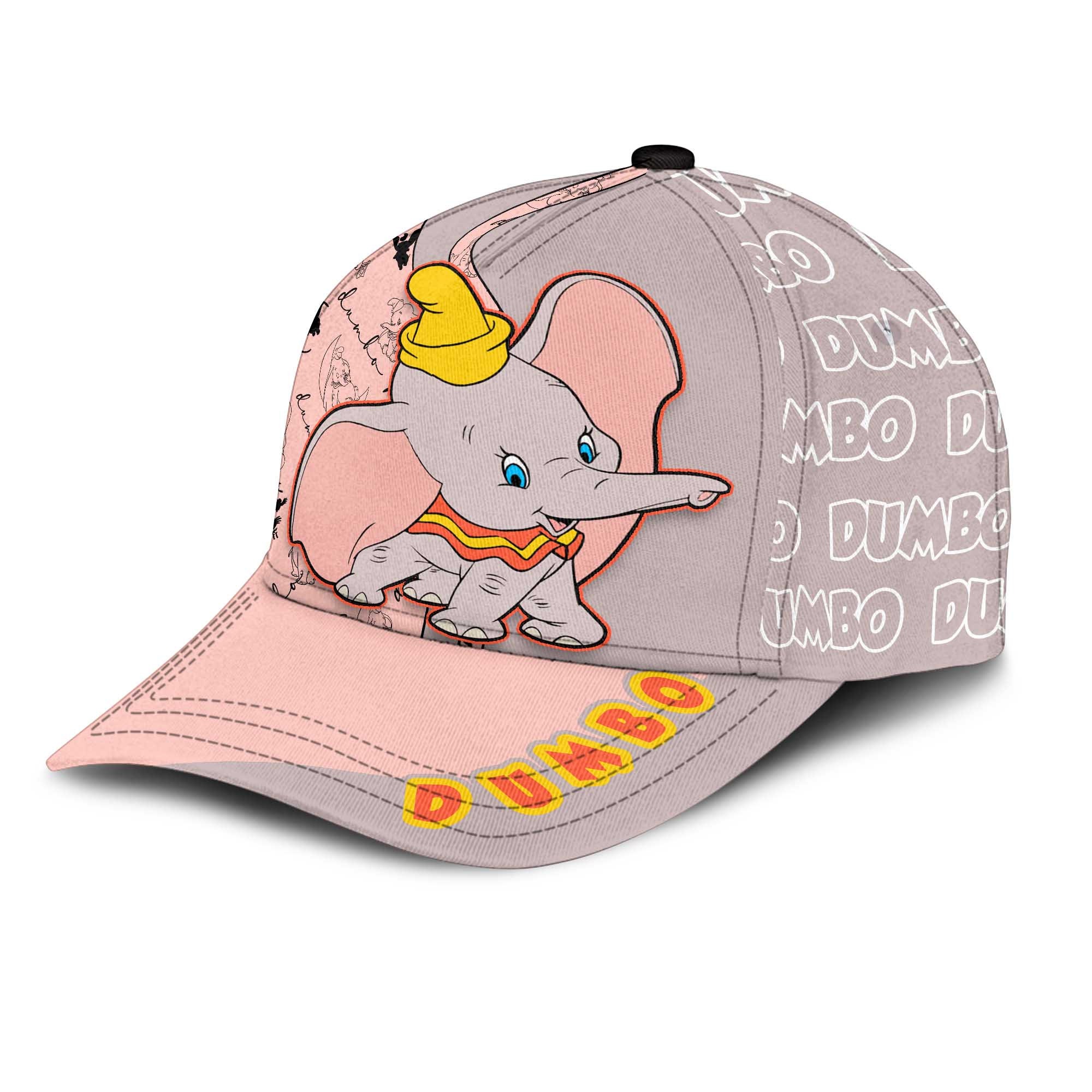 Dumbo Elephant Disney Classic Cap, Disney Unisex Cartoon Baseball Caps