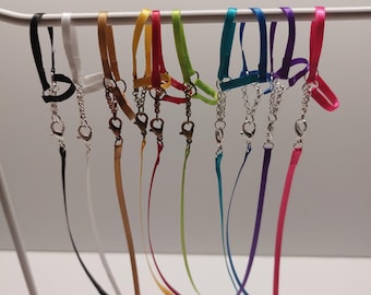 10 Halfter + 10 Führstricke abnehmbar Zubehör für Pferde von Schleich Papo Bullyland Modellpferde Geburtstag Geschenk Mitgebsel Freunde