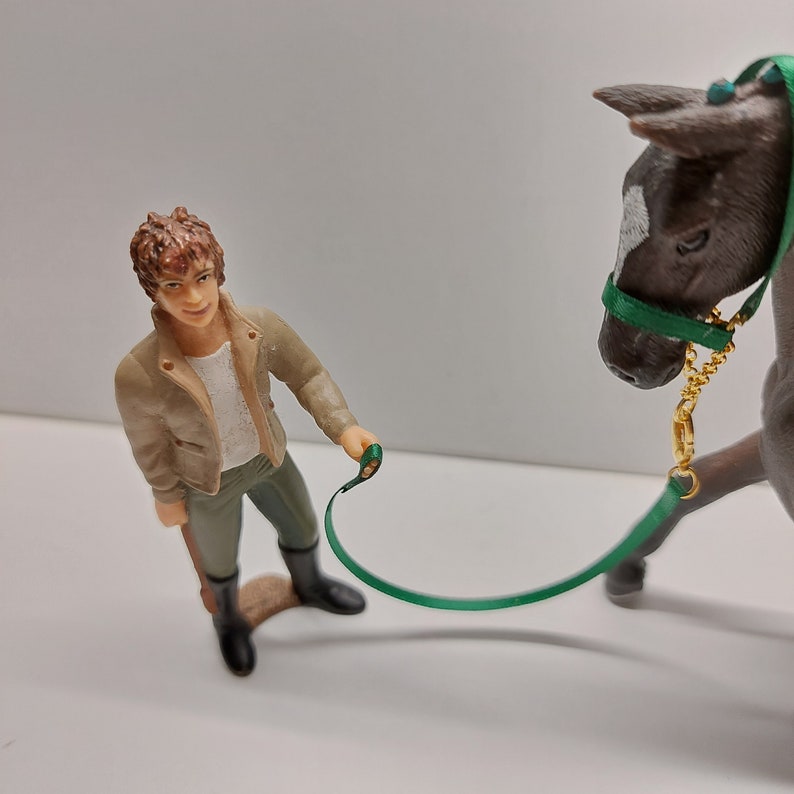 Halfter Führstricke Zubehör für Pferde von Schleich Papo Mojo Bullyland CollectA Safari Modellpferde Miniatur Mitgebsel Geburtstag Bild 4