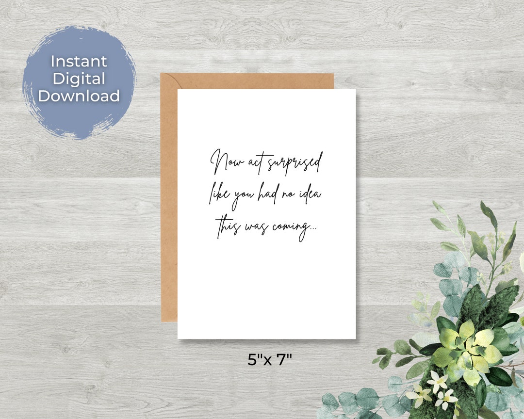 Printable Maid of Honor Ask Card, Maid of Honor Proposal, Digital ...