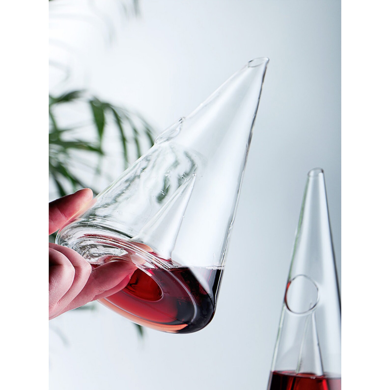 Glass Wine Decanter Clear Glass Wine Decanter Unique Wine Etsy