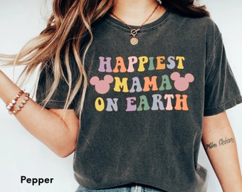 Comfort Colors® Happiest MAMA MINI On Earth Shirt,Matching Mommy And Me,Mother's Day Shirt,Gift for Mom,Mama Shirt,Mom Shirt