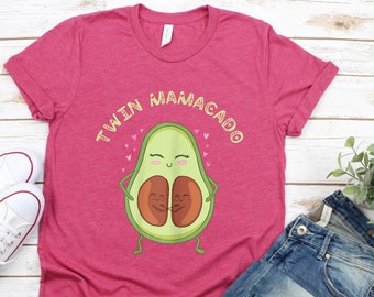 Twin Mamacado,Pregnancy Gift,Pregnancy Announcement Shirt,Avocado Pregnant Shirt,Maternity Shirt,Baby Announcement, Baby On The Way