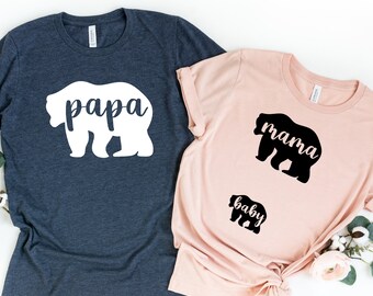 Mama Bear Papa Bear Etsy