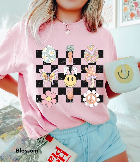 Checkered Peep Bunny Tee Checkered Peep Bunny Tee
