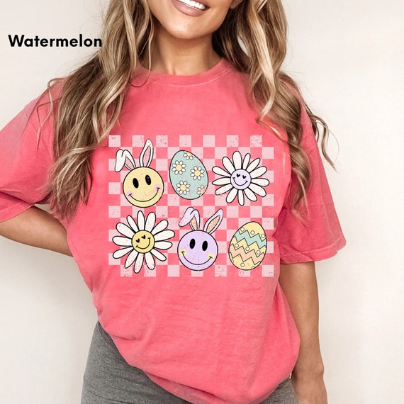 Checkered Peep Bunny Tee Checkered Peep Bunny Tee