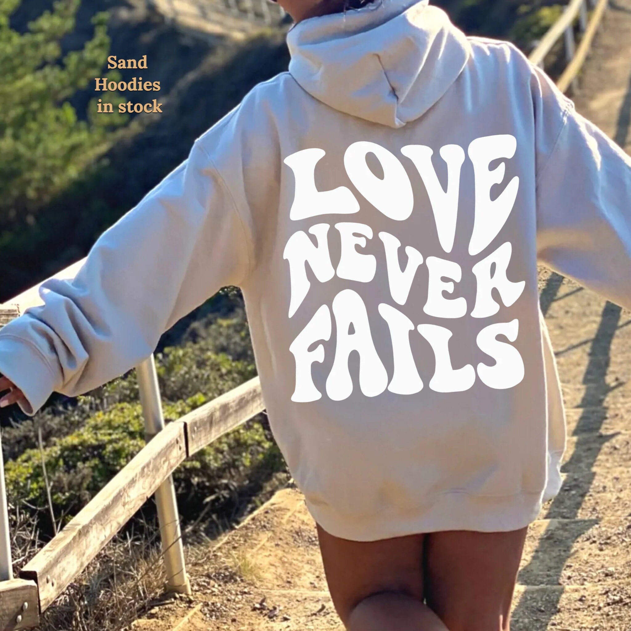 Your Love Never Fails Hoodie – Christianized Shop