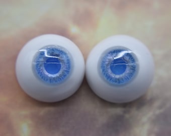 18/9mm Resin BJD Ball Jointed Doll Eyes - "Frozen Sky"