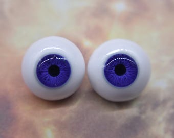 18/9mm Resin BJD Ball Jointed Doll Eyes - "Royal Purple"