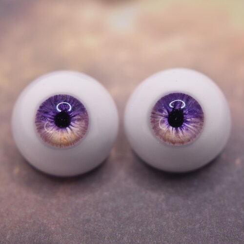 Resin BJD Ball Jointed Doll Eyes - Made to Order - "Sunset"