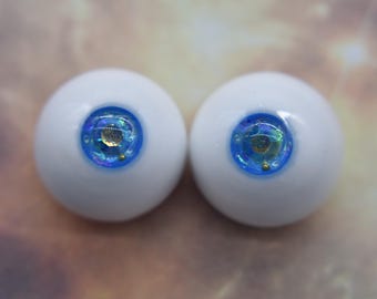 18/7mm Resin BJD Ball Jointed Doll Eyes - "Winter Gem"
