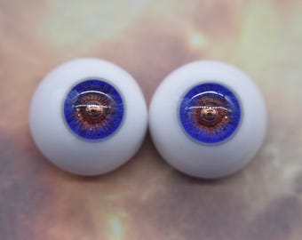 16/8mm Resin BJD Ball Jointed Doll Eyes - "Celestial Sky"