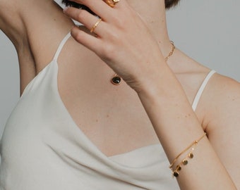 Mika Gold Bracelet, Unique Bracelet, Bracelets