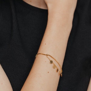 Mika Gold Armband, Einzigartiges Armband, Armbänder Bild 3