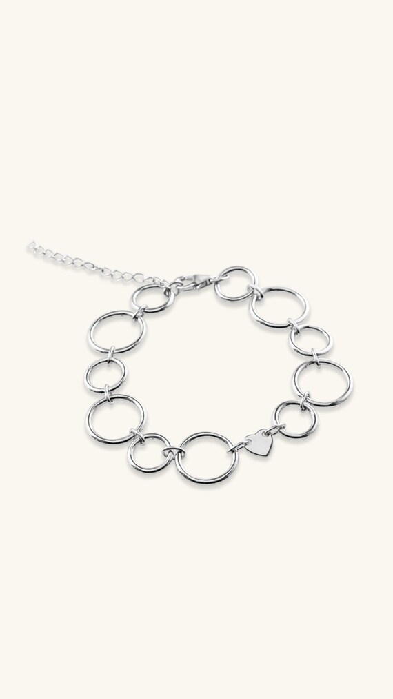 Bold silver bracelets clearance