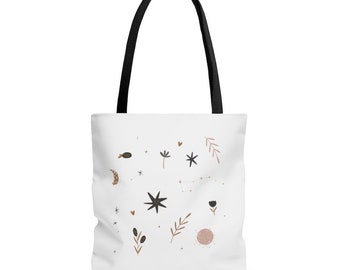 Fall Tote Bag, Leaves Tote, Beach Tote Bag, Cute Tote for her, Tote Bag for women