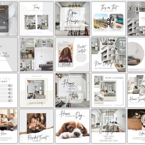40 total templates that you can duplicate, edit, customize and use as many times as you want for Instagram posts.