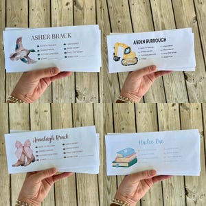 School Money Envelope | Lunch Money | School Supplies | School Organizer | Personalized Envelopes for School | Back to School | Teacher Note