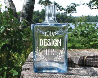 Download Glass Bottle Mockup Etsy