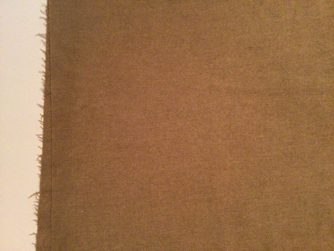 Vintage Wool Fabric Camel Color Wool Fabric Craft Fabric Fat Etsy