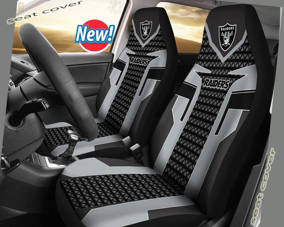 Las Vegas Raiders Car Seat CoversNFL Las Vegas Raiders Car Etsy