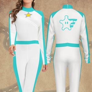 Princess Daisy Cosplay Jumpsuit: Gamer Girl Costume, Comic Con