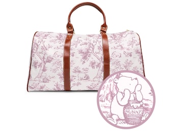 Sac polochon en toile de Jouy Winnie l'ourson sac de voyage