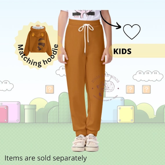 Tanooki Mario Halloween Costume Gamer Cosplay Halloween Mario Squirrel Costume Kids Pants Costume Gift for Gamer Kids Halloween Costume Etsy UK