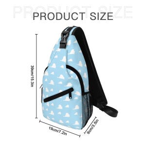 Toy Story Cloud Chest Bag Andy Room Sky Sling Pack, Theme Park Daypack image 8