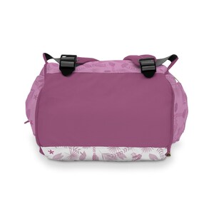 Sac à dos à langer fleuri, rose Nick Wilde cadeau baby shower image 4