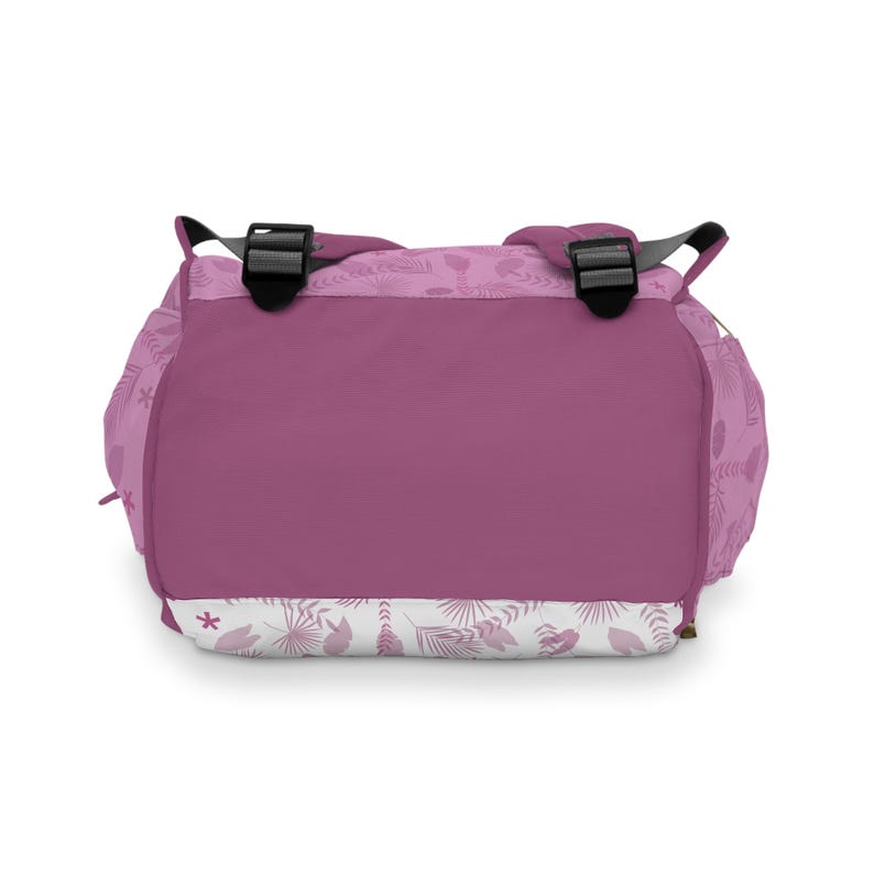 Sac à dos à langer fleuri, rose Nick Wilde cadeau baby shower image 4