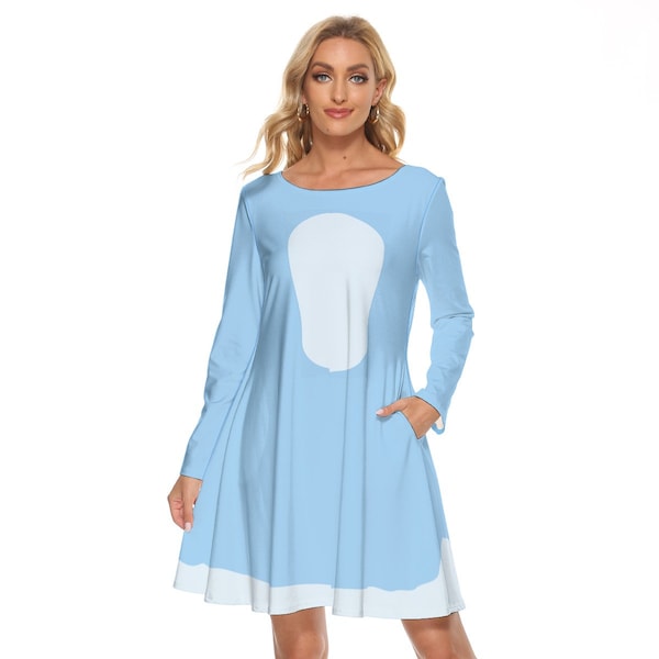 Adult Women's Blue Buddy Costume main image 0