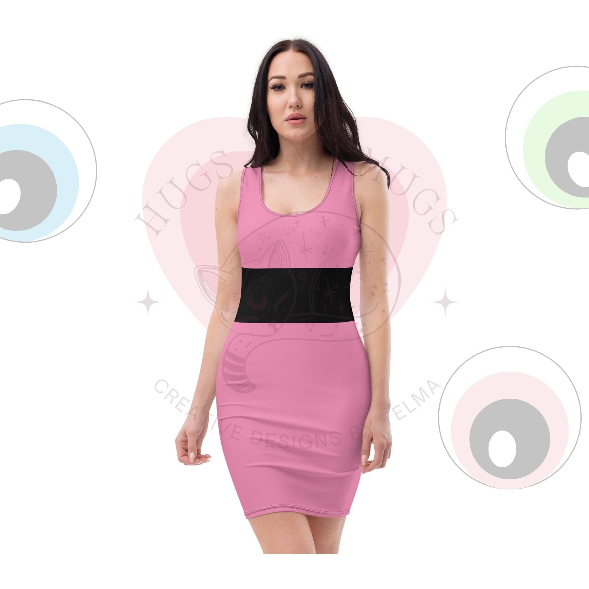 Anime Girls Cosplay costume Bodycon Dress Halloween Costume Ppg Superhero Hero Girl Fan Art 90's Cartoon bday party costume group cosplay