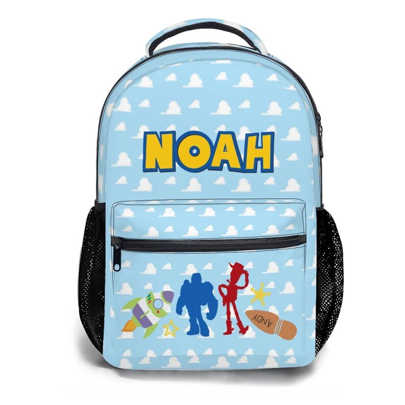 Gepersonaliseerde Toy Story-rugzakset Cloud Schooltas Cadeau afbeelding 3