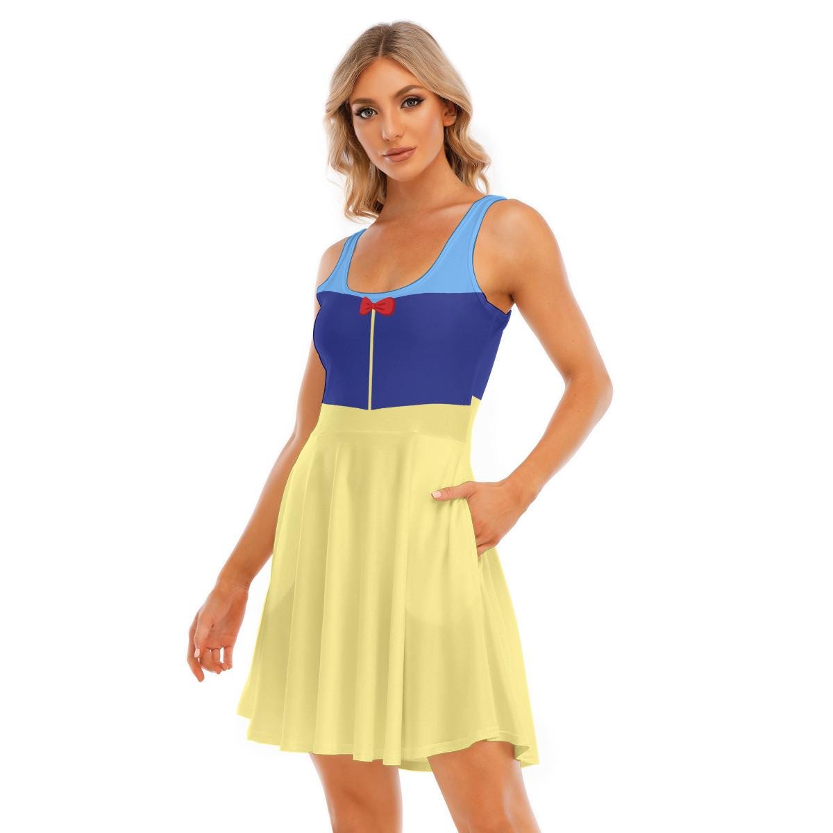 Discover Snow Princess Skater Dress, Halloween Cosplay Costume