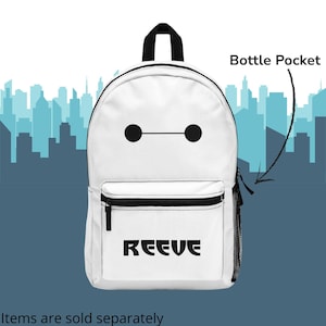 Personalized Inflatable Robot Backpack: Waterproof Laptop Bag, Kids Gift