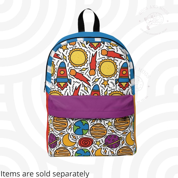Kids Space Rocket Backpack: Astronaut Toddler School Bag