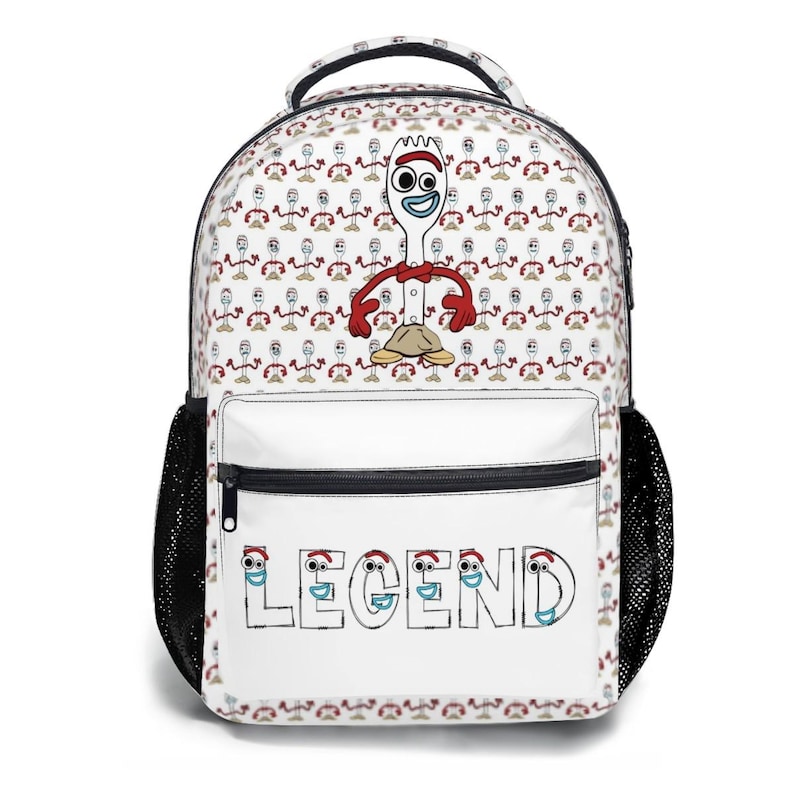 Forky Toy Story Backpack Set 3PCS | Personalized School Bag, Insulated Lunch Bag & Pencil Case image 3