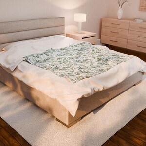 Winnie de Pooh-babydeken: saliegroen pluche toile katoenfluweel afbeelding 5