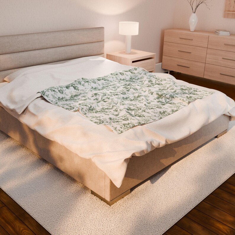 Winnie de Pooh-babydeken: saliegroen pluche toile katoenfluweel afbeelding 5