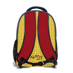 Woody Backpack Set 3PCS | Personalized School Bag, Insulated Lunch Bag & Pencil Case image 4
