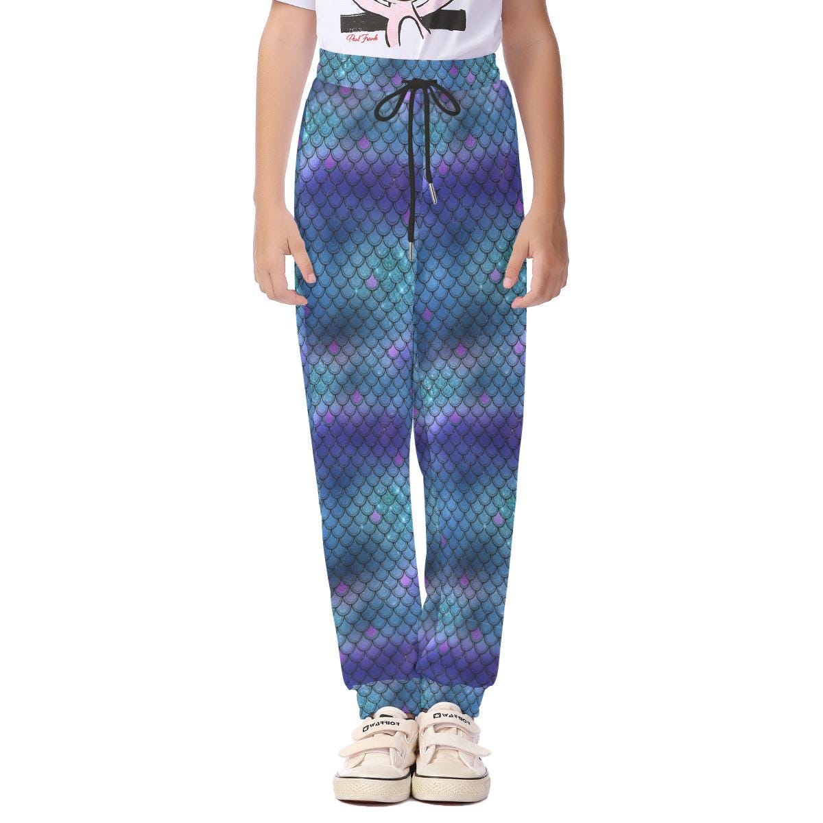 Discover MerCat Costume Pants: Kids Mermaid Halloween Cosplay