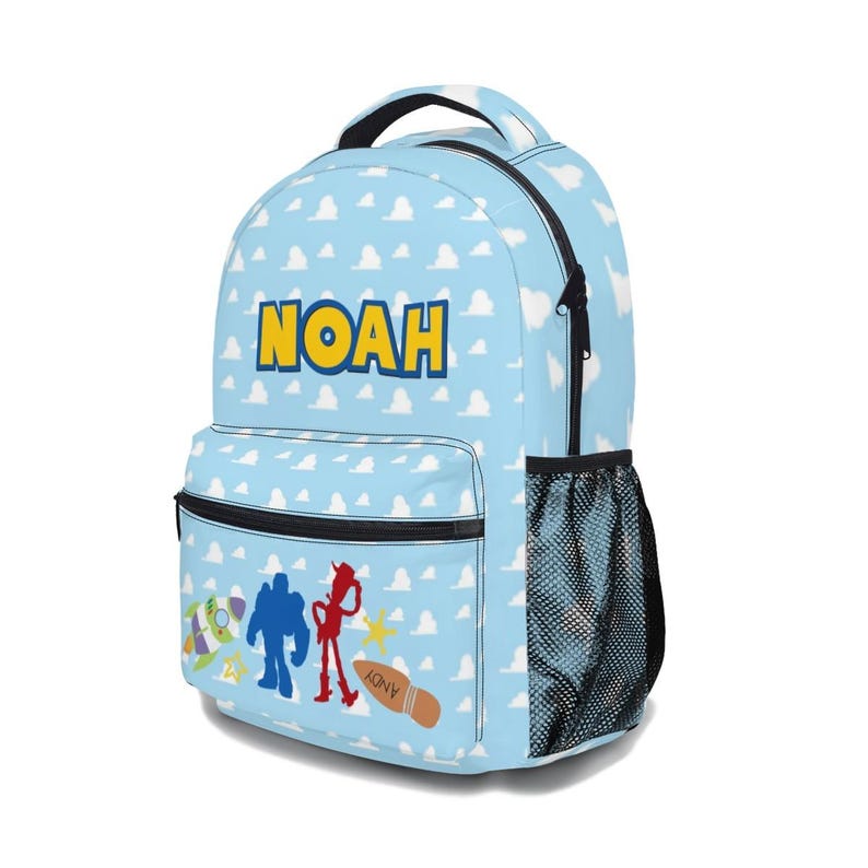Gepersonaliseerde Toy Story-rugzakset Cloud Schooltas Cadeau afbeelding 4