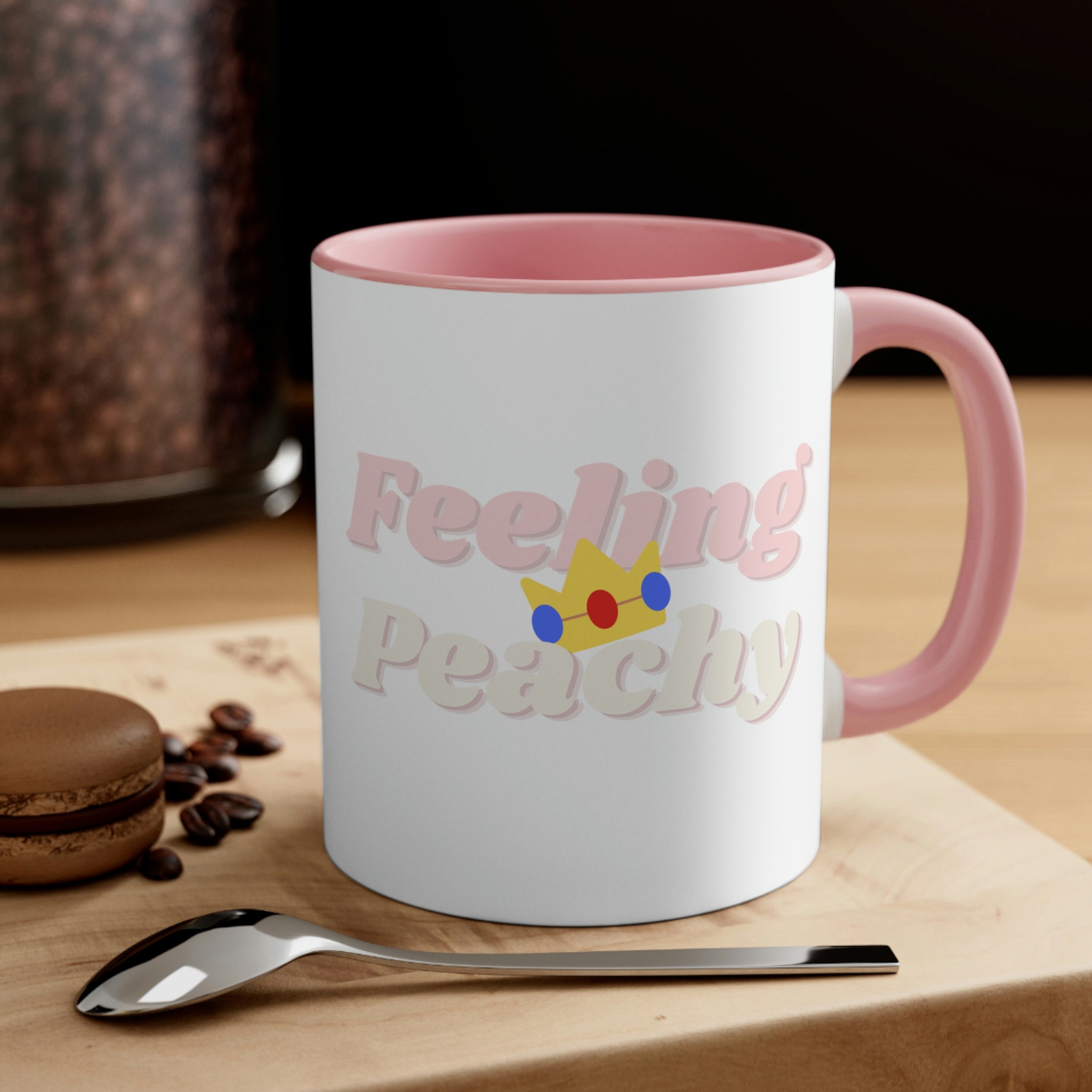 Princess Peach Gamer Mug: Kawaii Girl Gaming Gift